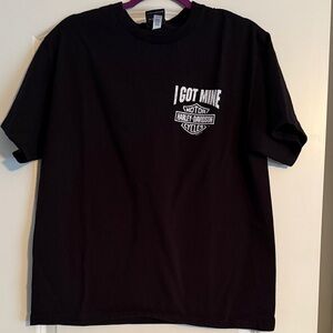 Harley-Davidson Black Tee with White Logo